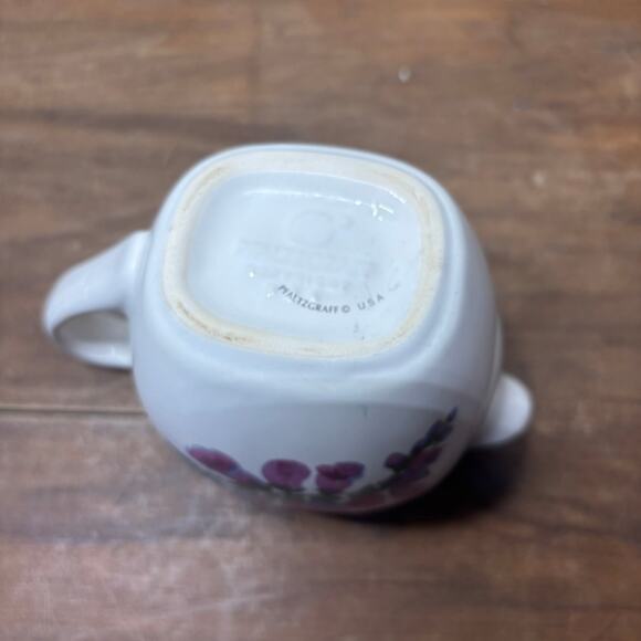 Vintage Pfaltzgraff Cape May Butter Dish, Creamer Pitcher Covered Sugar Bowl Set - Picture 11 of 11